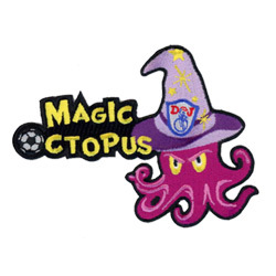 football octopus embroidered emblems