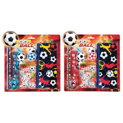 football stationery set 