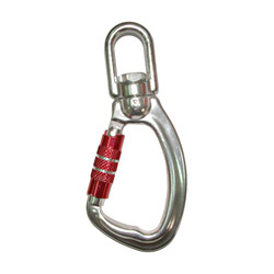 forged aluminum rebar hook with twist lock 