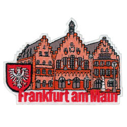 frankfurt am main embroidered patch