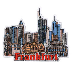 frankfurt embroidered patch