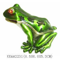 frog jewelry boxes