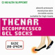 Front Thenar Pressure Reduced Gel Socks