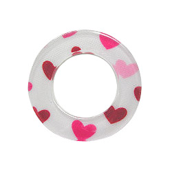 o ring with heart fabric ( garment accessories )