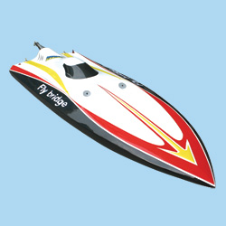 gas power boat toys 