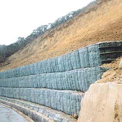 geotextile hillside protection construction 