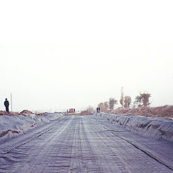 geotextile pavement for road 