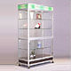 glass display cabinet 