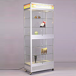 glass display cabinet