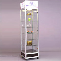 glass display cabinet