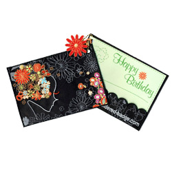 greeting embroidered cards