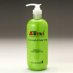 hair chlorophyll herb spa