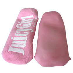 half gel coated moisturizing socks 