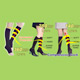 healthcare and compression sock series 