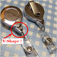 Heavy Duty Metal Badge Reels (W/V Shape End Tip)