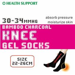 heel decompress bamboo charcoal knee socks 