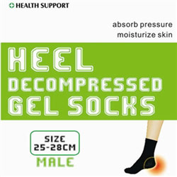 heel moisture and pressure reducing socks