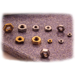 hex and hex machine nuts 