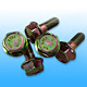 Hex Flange Bolts For Automobiles, Machine Equipments