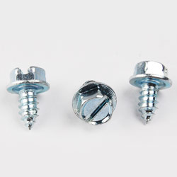 hex washer head slotted tapping screws