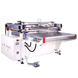 high precision table sliding screen printing machine 