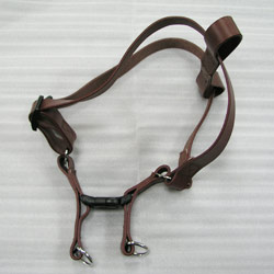 high quality cow leather dog harness 