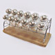 metal wire 12 pcs spice bottle set holder 