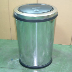 horizontal oval touch bin 