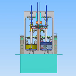 hydraulic b.o.m tire curing press 