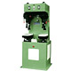 hydraulic sole attachine pressing machine a (forming), c (sole pressing) 