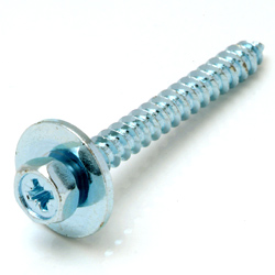 indented hex head w flat washer machine screw