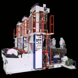 two color hdpe high speed inflation machine