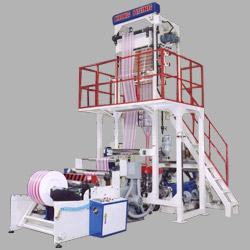two color hdpe high speed inflation machine 