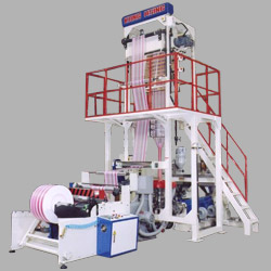 two color hdpe high speed inflation machine