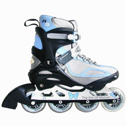 alloy semi soft inline skate