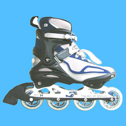 alloy semi soft inline skate