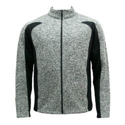 wool knit power fleece jacket 