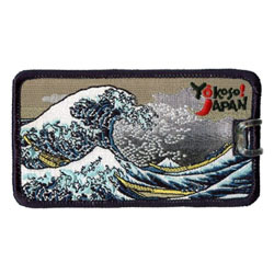 japanese painting embroidered luggage tags 