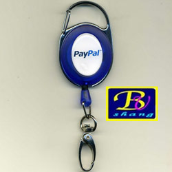 karabiner retractable badge reel 