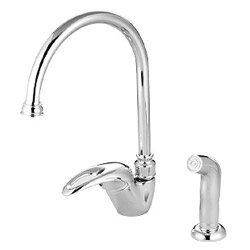 kitchen faucet with side spray 