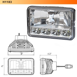 4 x 6 LED Head Light Hi Low beam