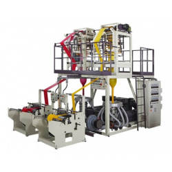 ABA Co-Extrusion Line Twin Head Blown Film Machine