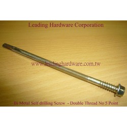 Bi-Metal-Double-Thread-Screw