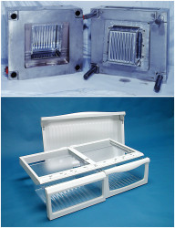 Fridge-Shelving,-Drawer-Mold