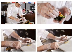 aprons gloves