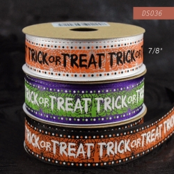 Halloween Trick Or Treat Ribbon