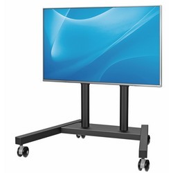 Height Adjustable Low Level Flat Screen Mount Cart
