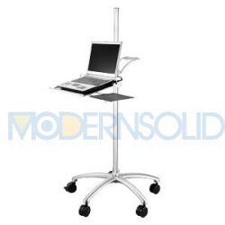 Medical Notebook Workstation Cart