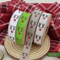 Narrow-Christmas-Deer-Ribbon 