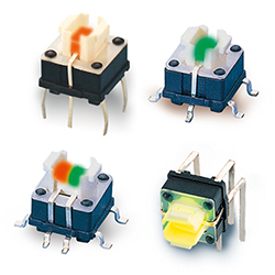 TP615-Series Snap-in Illuminated Tactile Switches